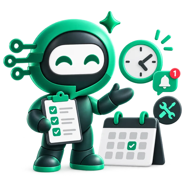 Personaje 3D de Whapia para Servicios